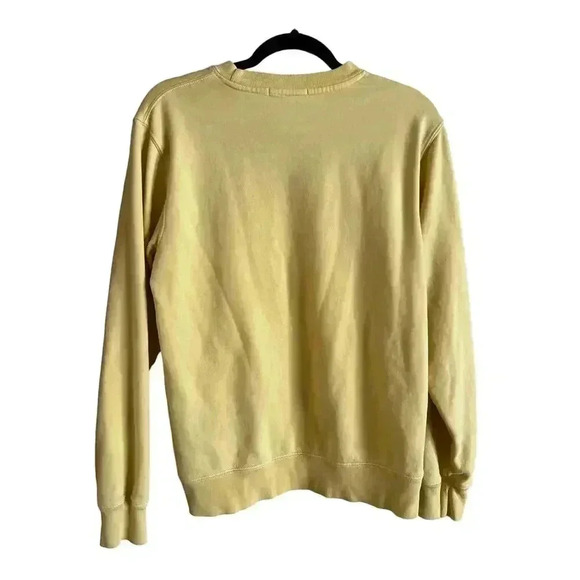 Brandy Melville Crewneck Sweatshirt Honey Embroidered Yellow Long Sleeve - Picture 2 of 7